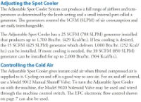 what is a dual point adjustable spot cooler?