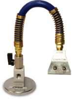 Single outlet air blowoff kit with 1122 flat super nozzle 