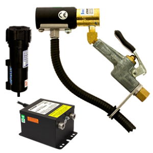 Exair Gen 4 Ion Air Gun with Power Supply & Filter Regulator