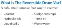 what is the Deluxe reversible drum vac system